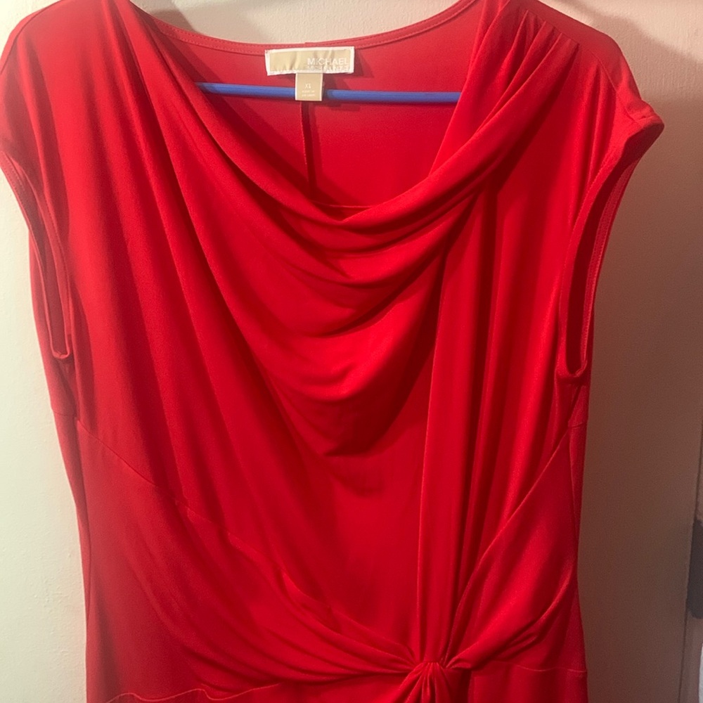 Women Michael Kors shoulder sleeve dress sz XL